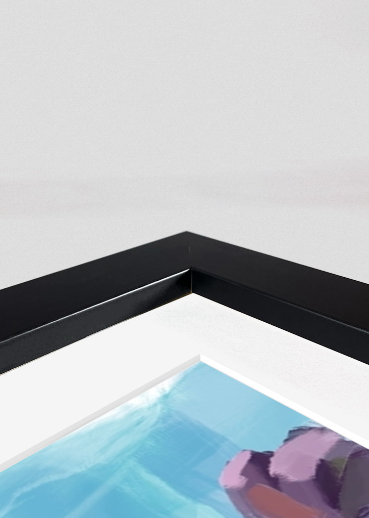 Tulips in a glass vase