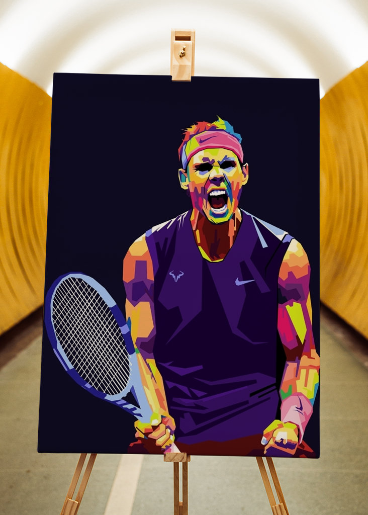 rafael nadal pop art