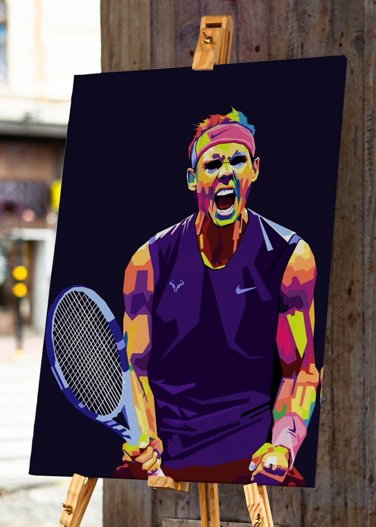 rafael nadal pop art