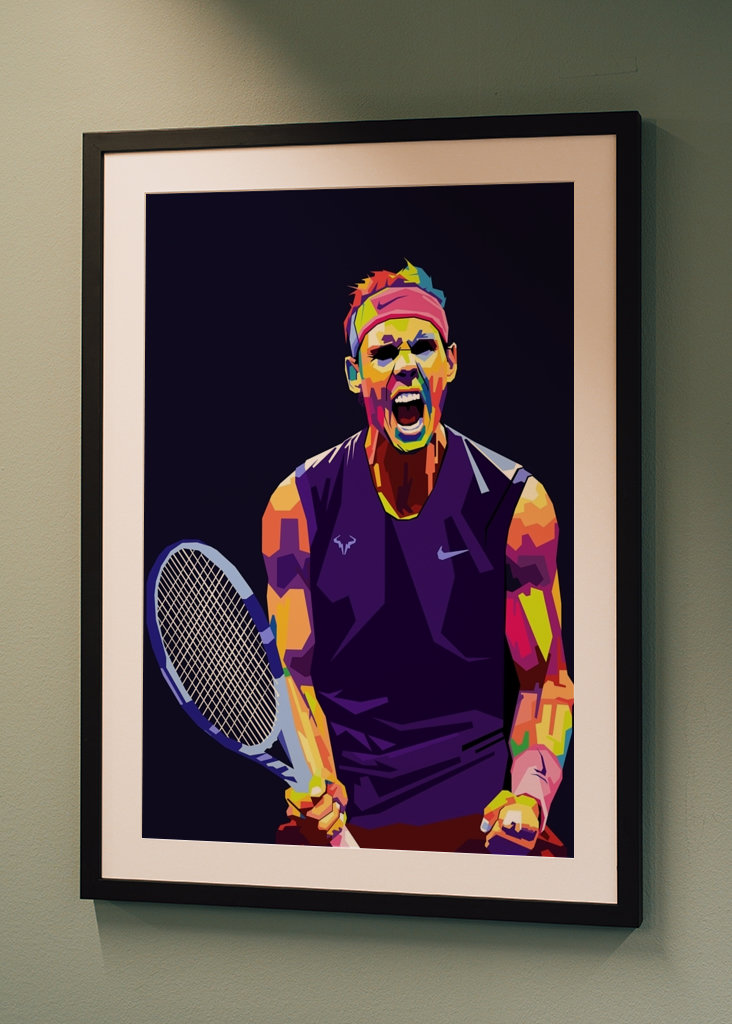 rafael nadal pop art