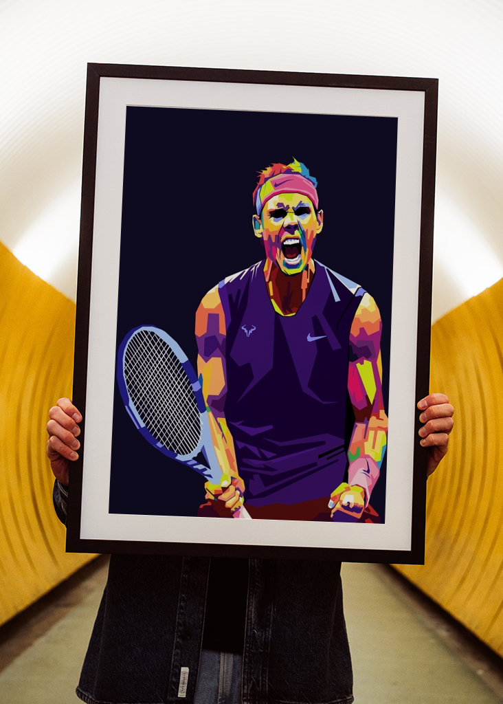 rafael nadal pop art