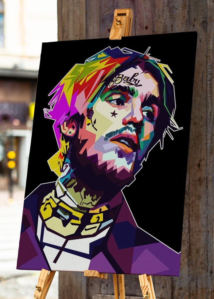 Lil Peep arte pop
