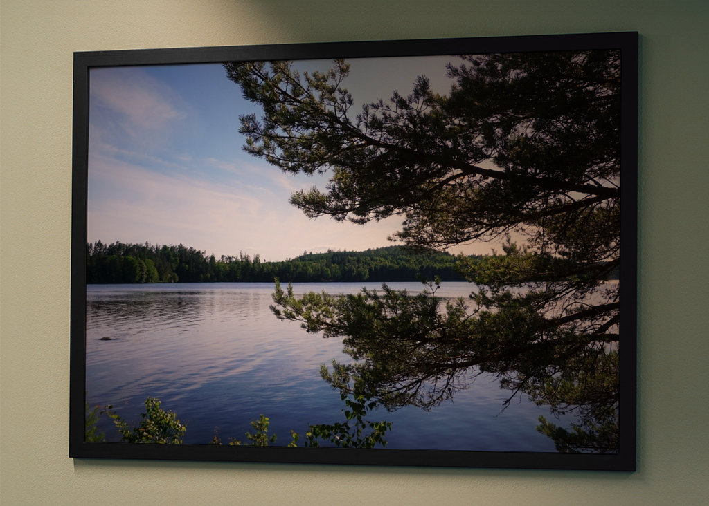 Ruhiger See in Trollhättan