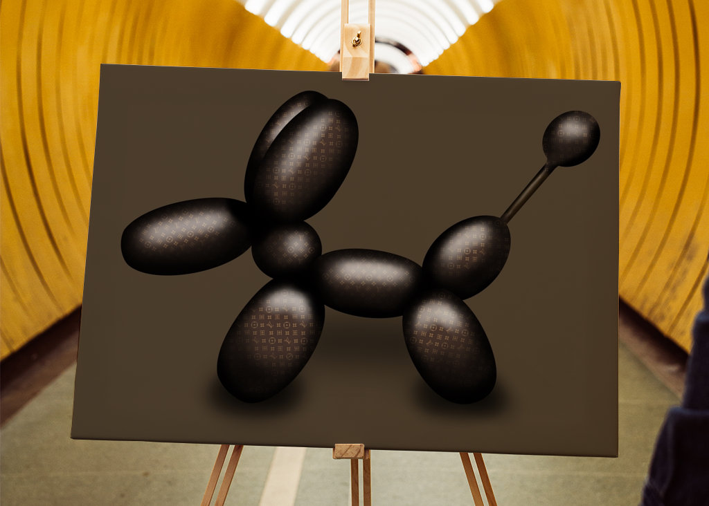 LV ballon kutya