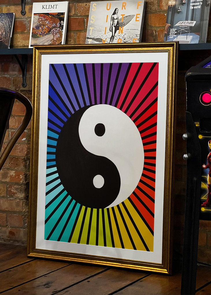 Absztrakt Yin és Yang