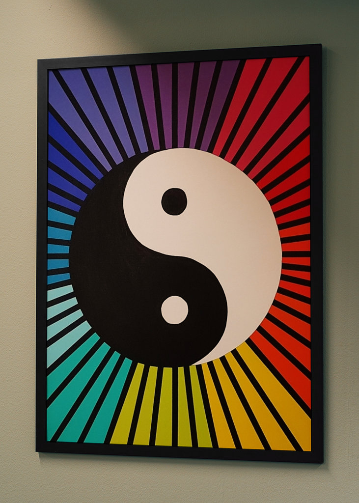 Absztrakt Yin és Yang