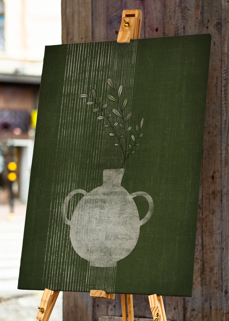 The Abstract Chubby Vase