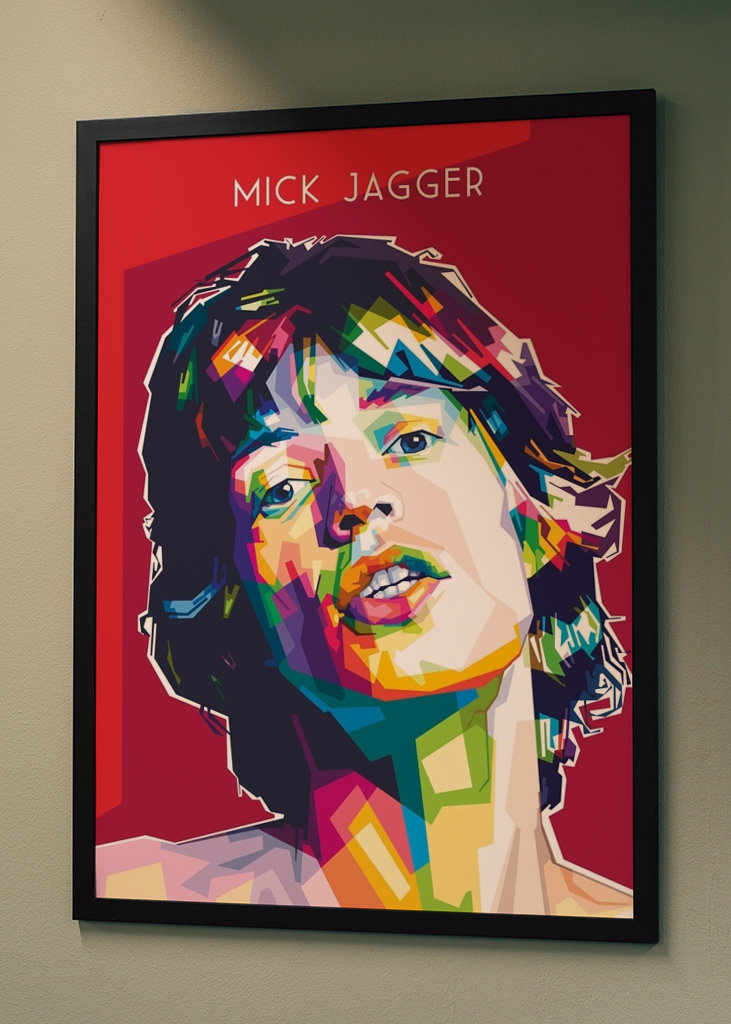 Mick Jagger Popart