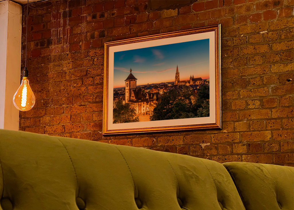 Friburgo in Brisgovia di sera