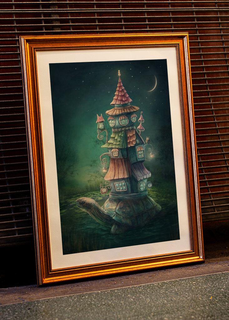 Želva se svým domem