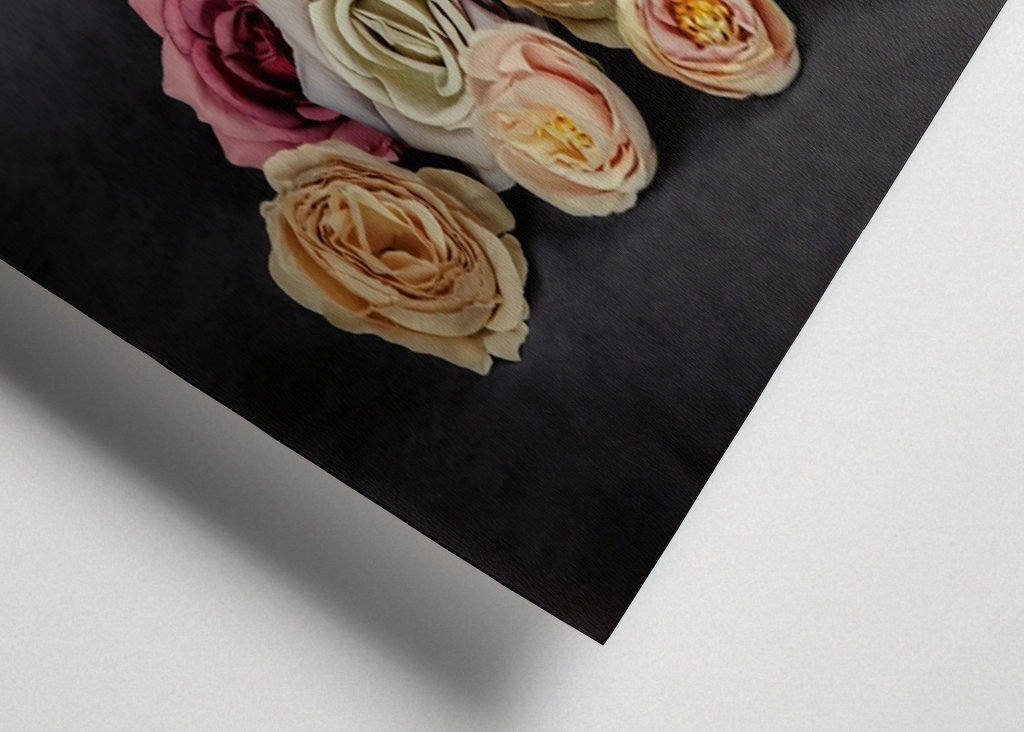 Romantisk blomsterbed