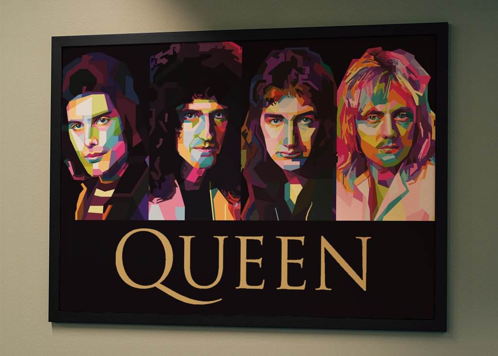 Queen Band Pop Art