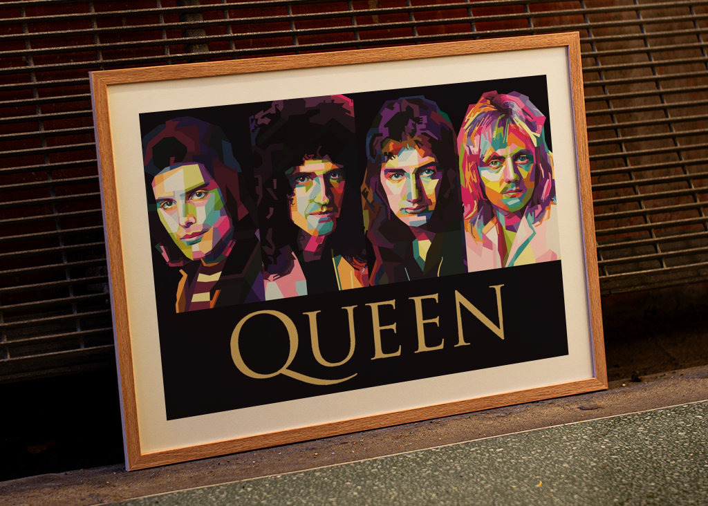 Queen Band Pop Art