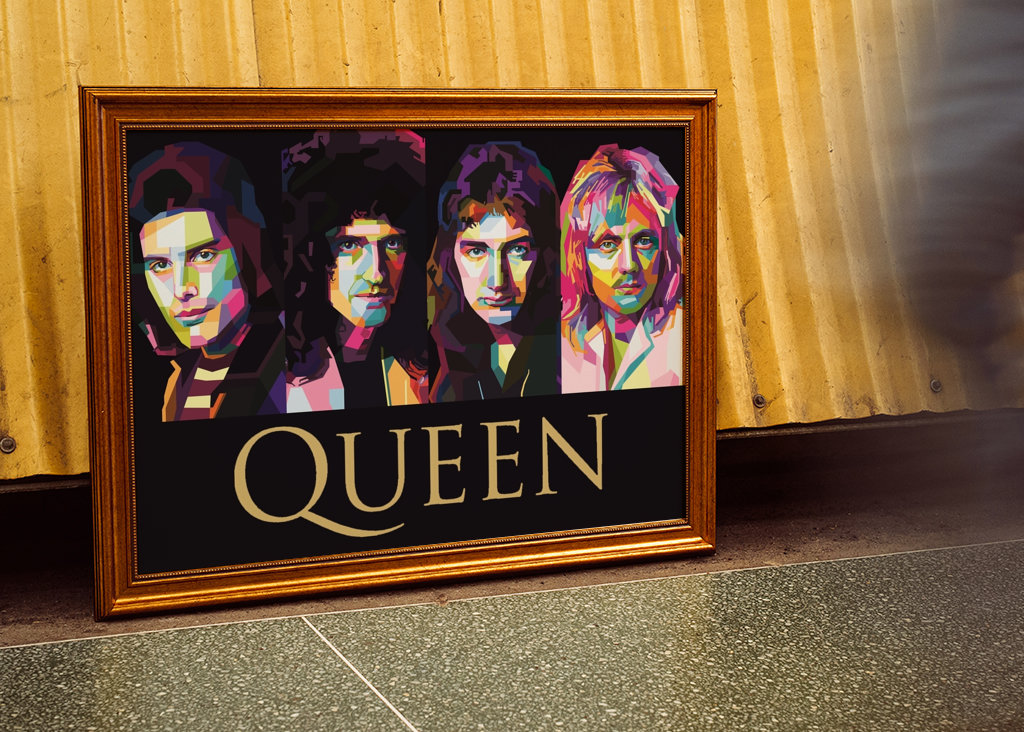 Queen Band Pop Art