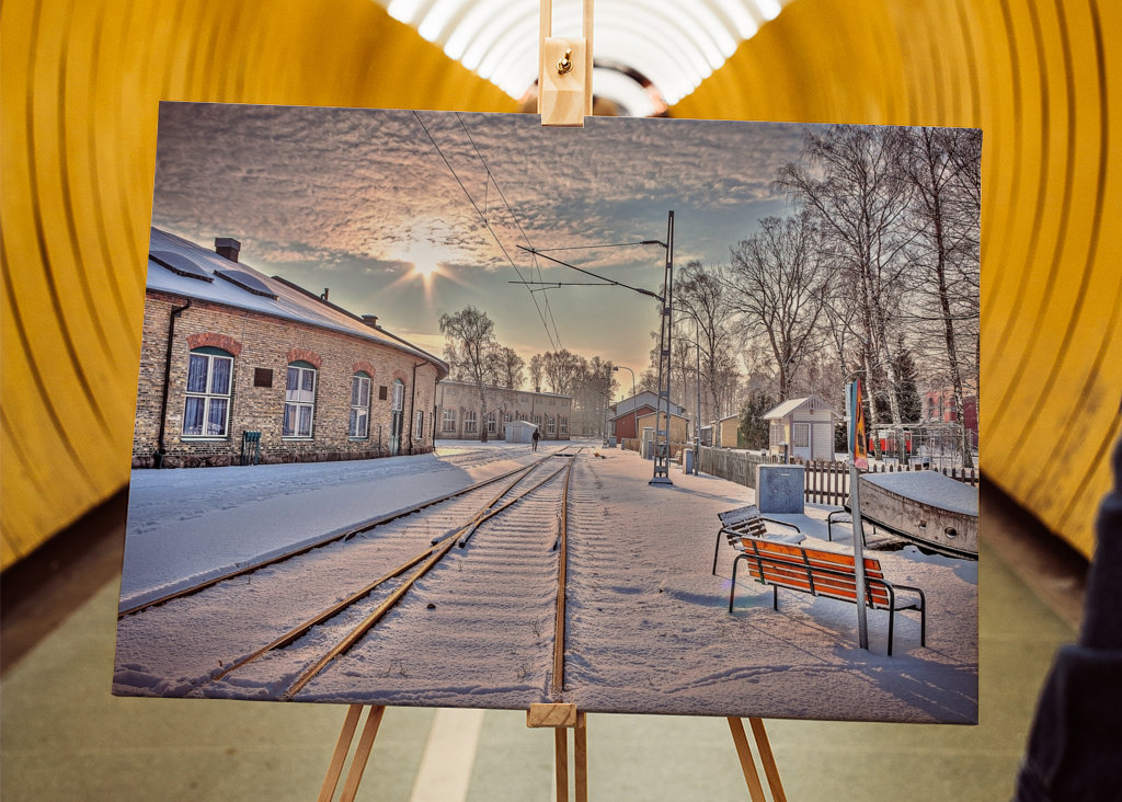 Zima na Železničním učilišti