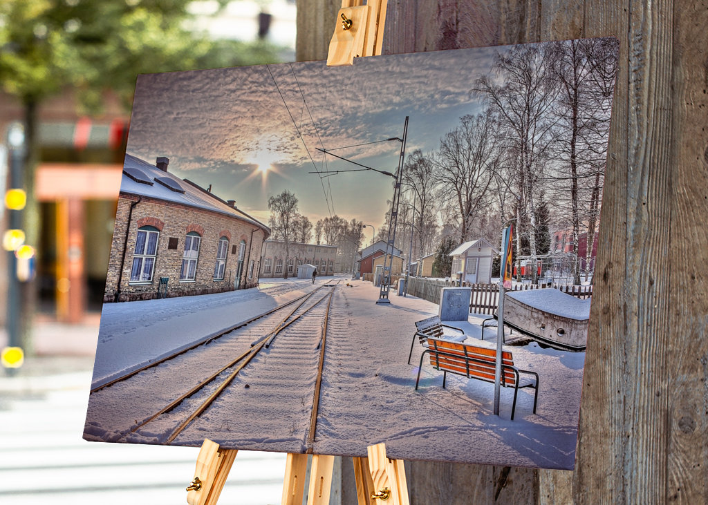 Zima na Železničním učilišti