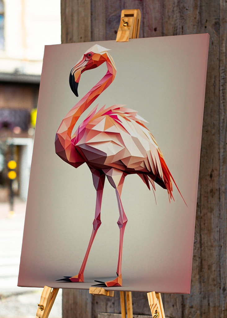 Basso poligonottero fenicottero