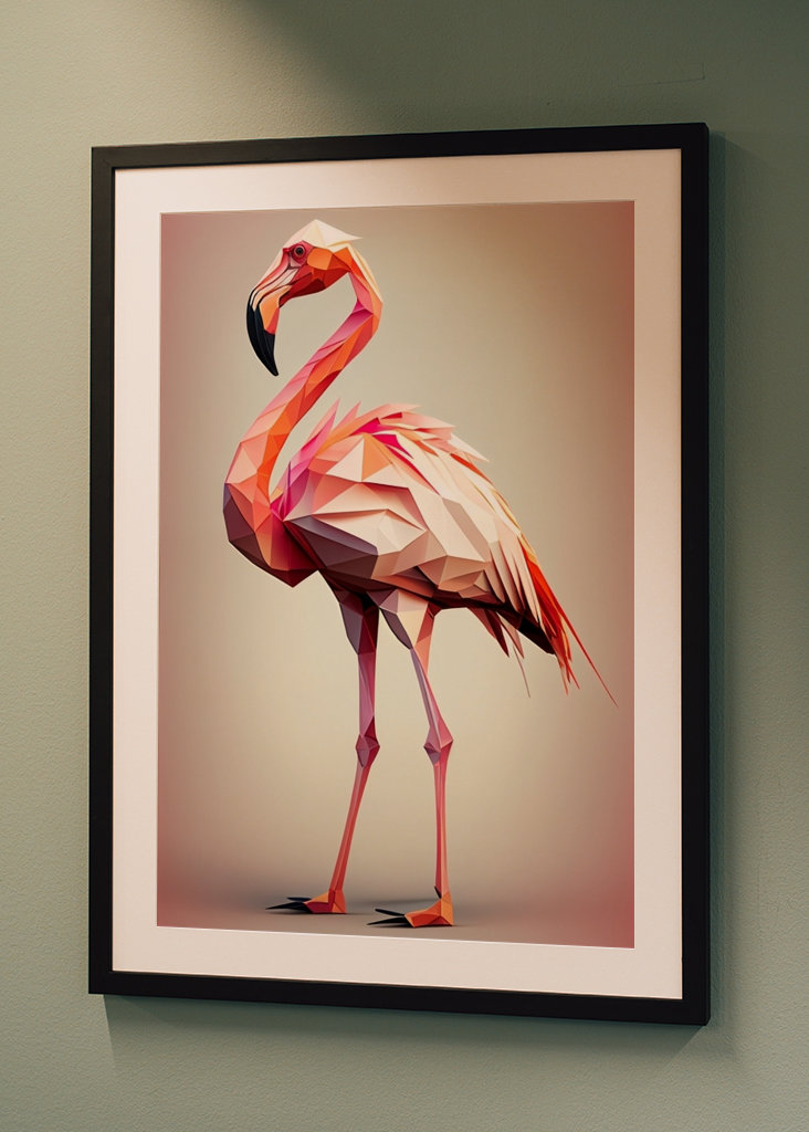 Basso poligonottero fenicottero