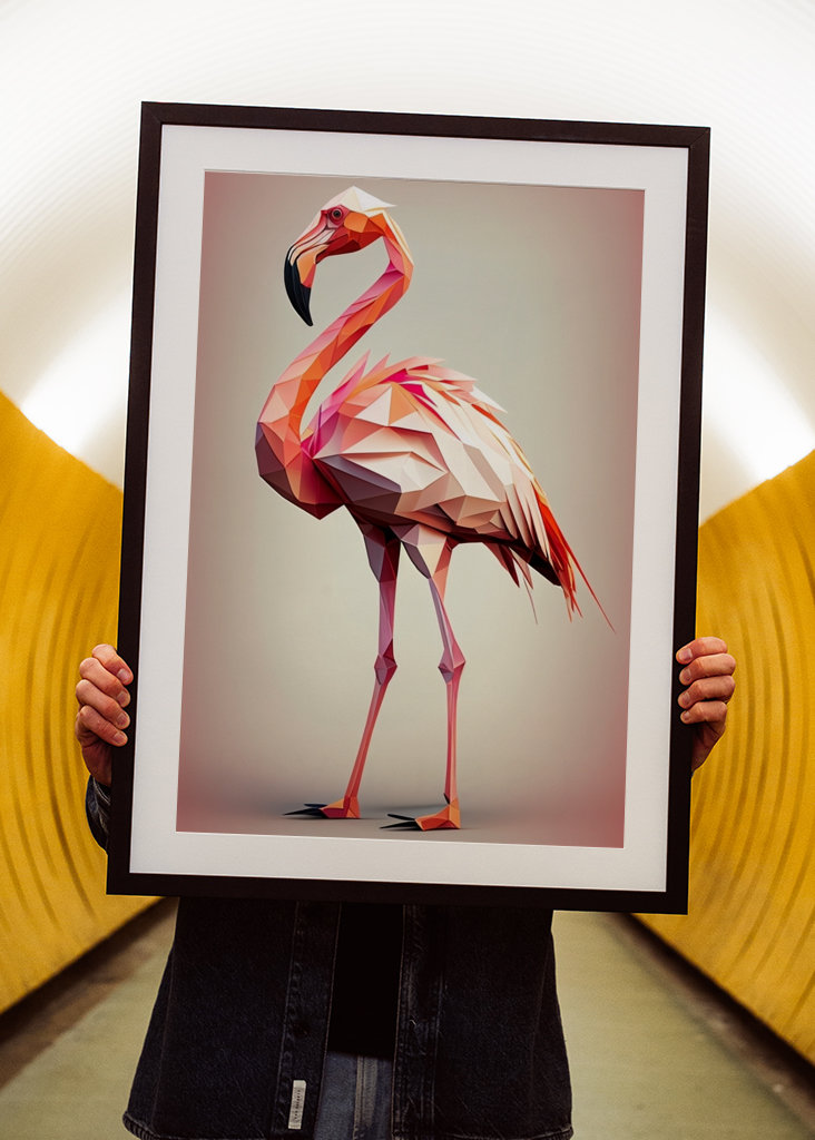 Basso poligonottero fenicottero