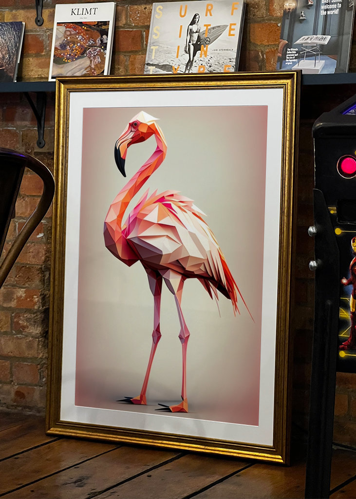 Basso poligonottero fenicottero