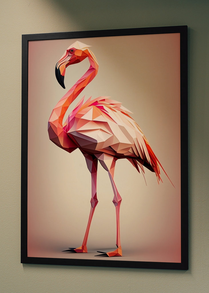 Basso poligonottero fenicottero