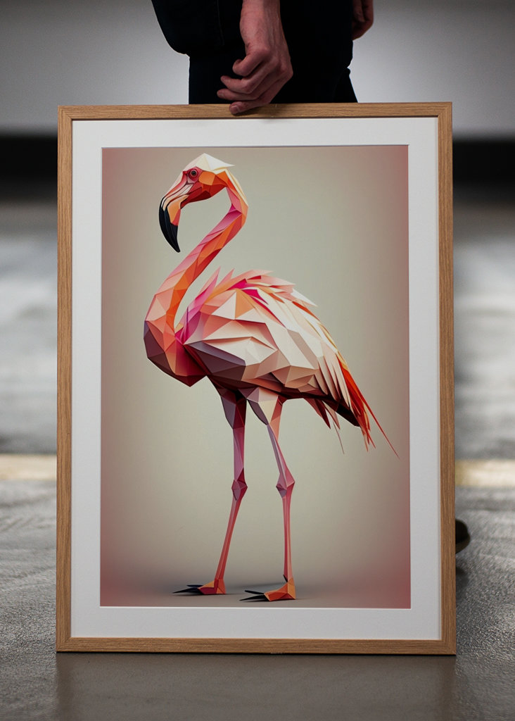 Basso poligonottero fenicottero