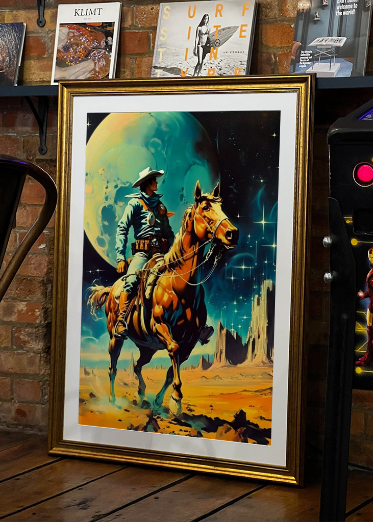 Vesmírný kovboj - Retro scifi