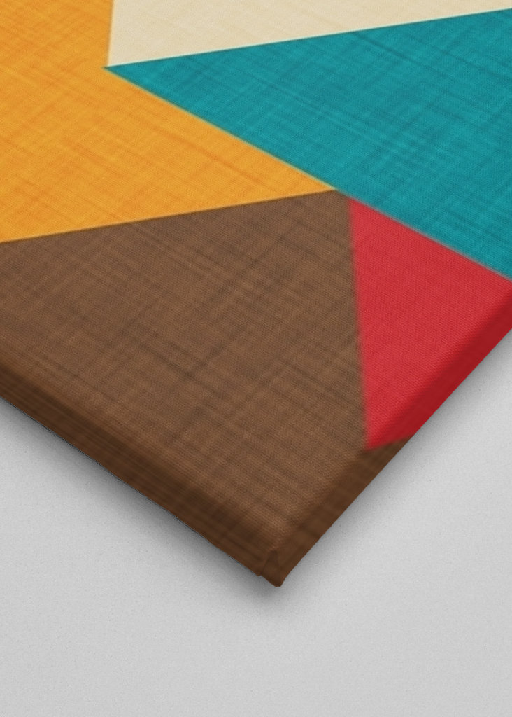 Kilim Chevron hnědá