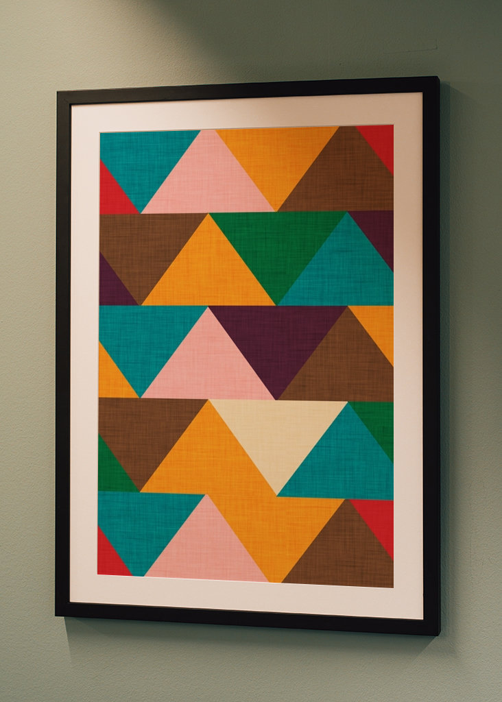 Kilim Chevron hnědá