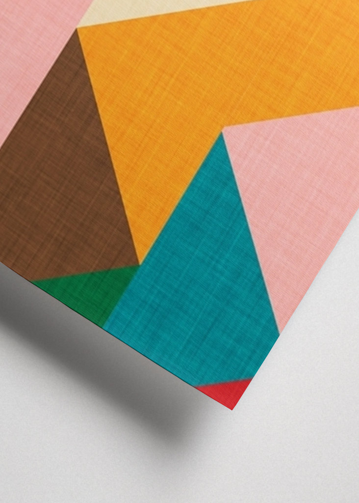 Kilim Chevron hnědá