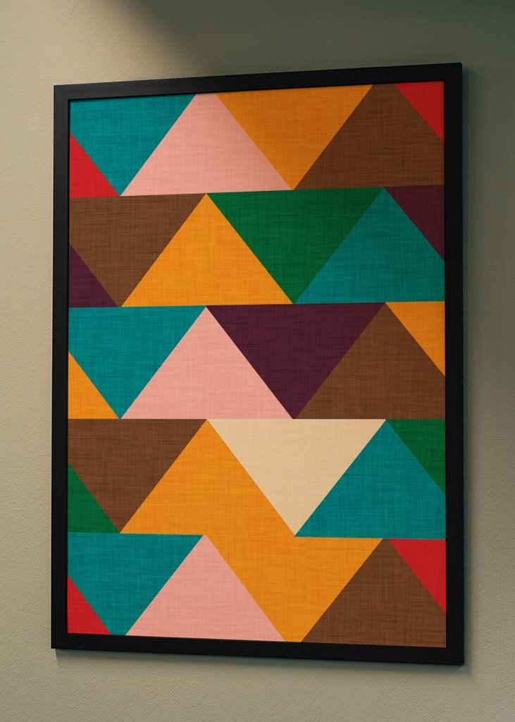 Kilim Chevron hnědá