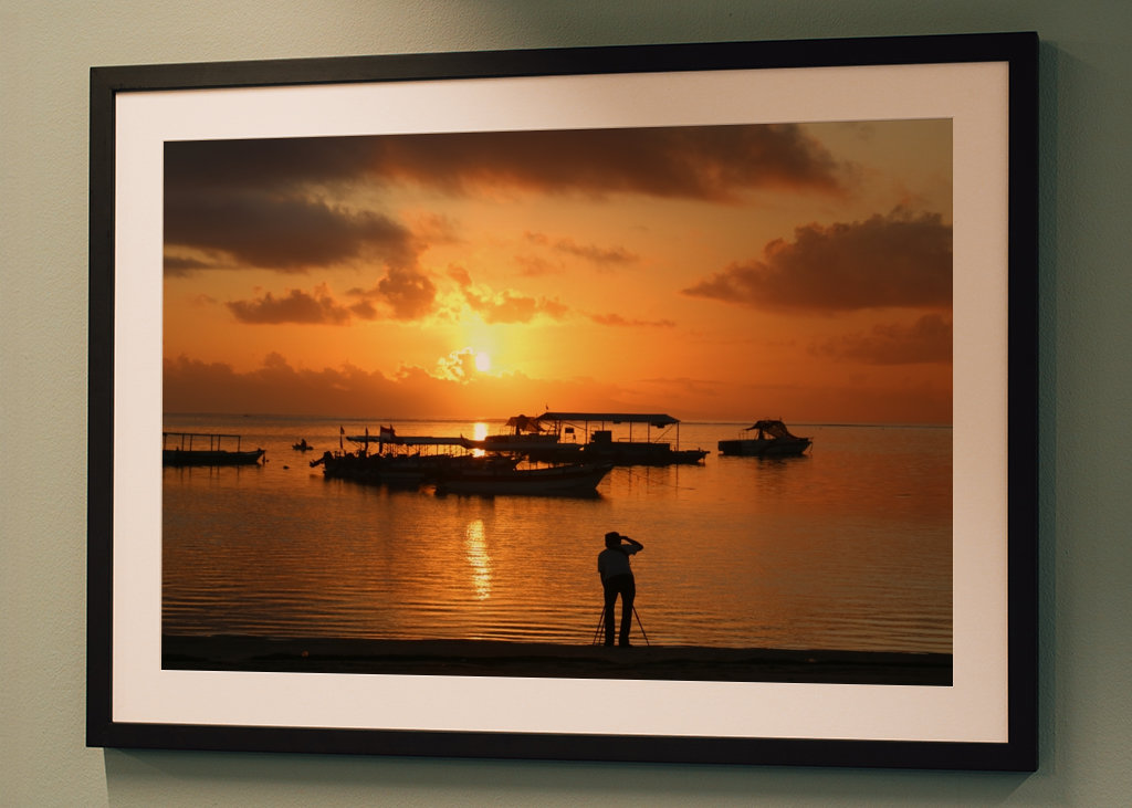 Magická záře námořnického západu slunce