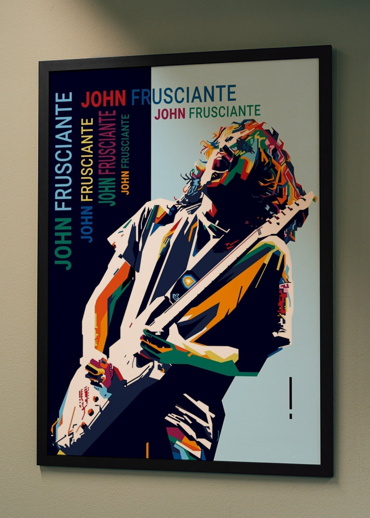 John Frusciante Pop Art WPAP