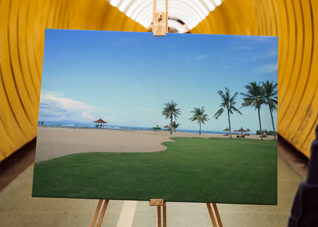 Charmanter tropischer Strand, Bali