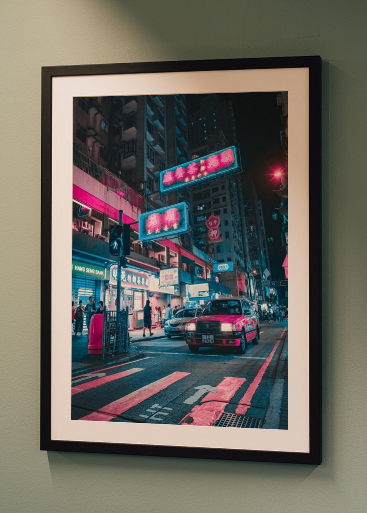 Cidade Cyberpunk Luz Noturna