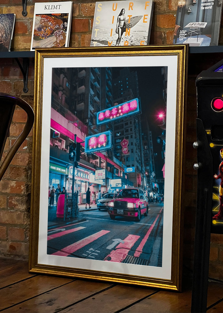 Cidade Cyberpunk Luz Noturna