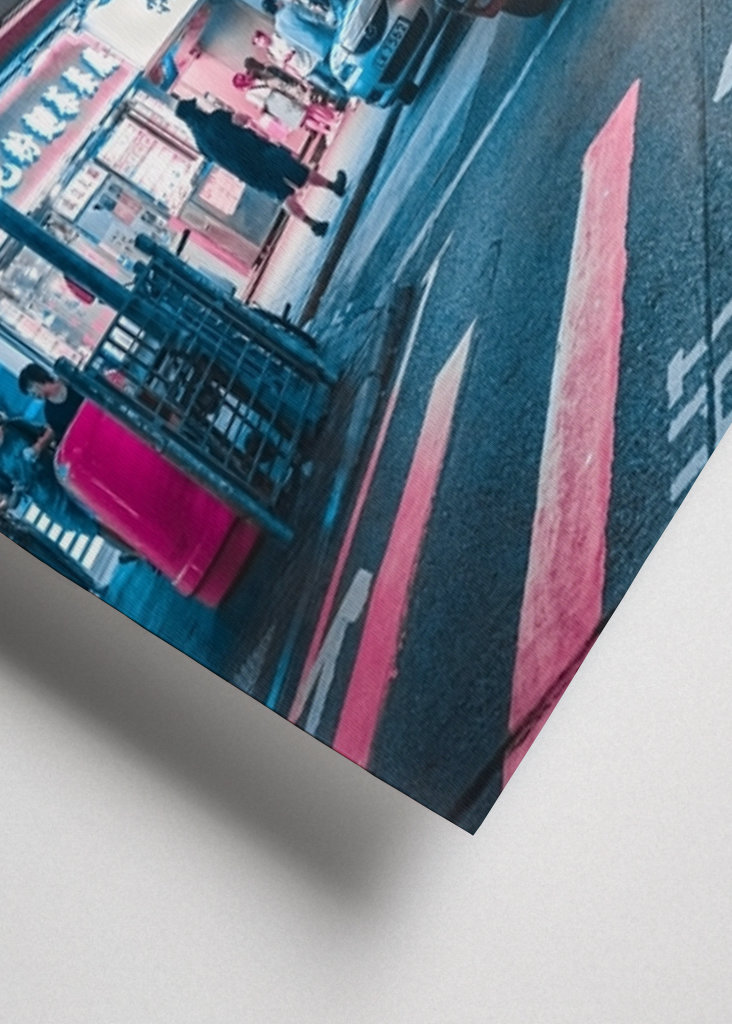 Cidade Cyberpunk Luz Noturna