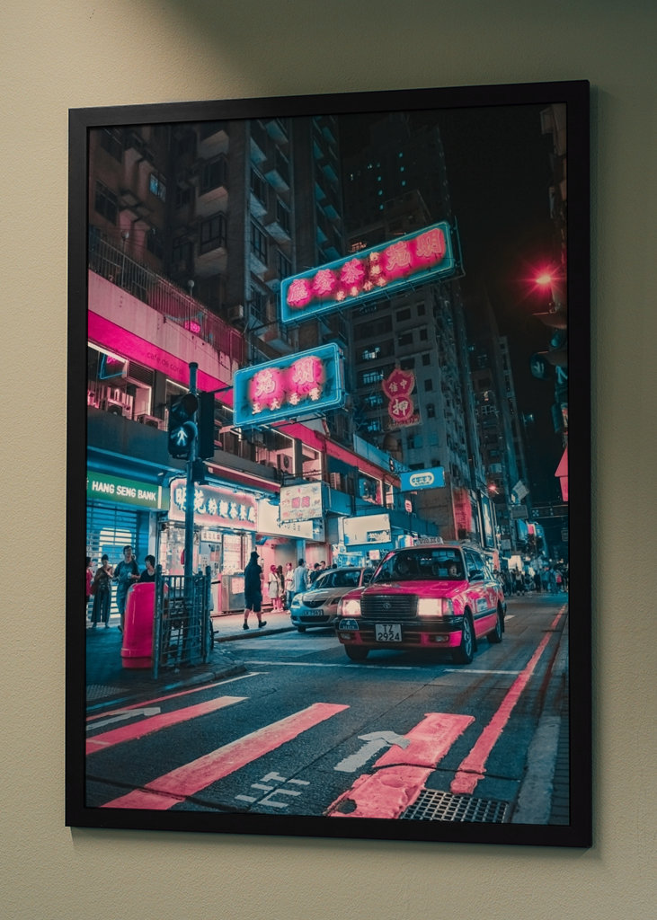 Cidade Cyberpunk Luz Noturna