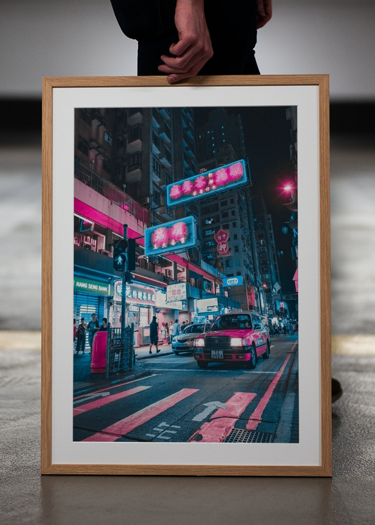 Cidade Cyberpunk Luz Noturna