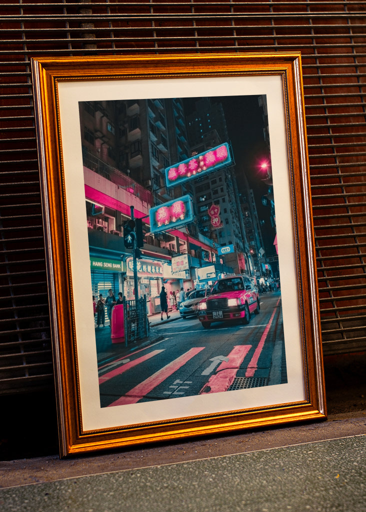 Cidade Cyberpunk Luz Noturna