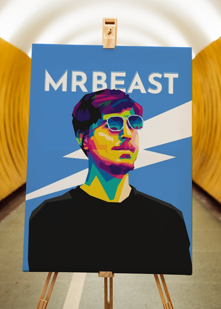 Mr Beast pop art