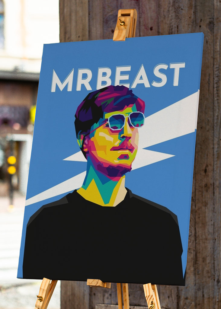 Mr Beast pop art