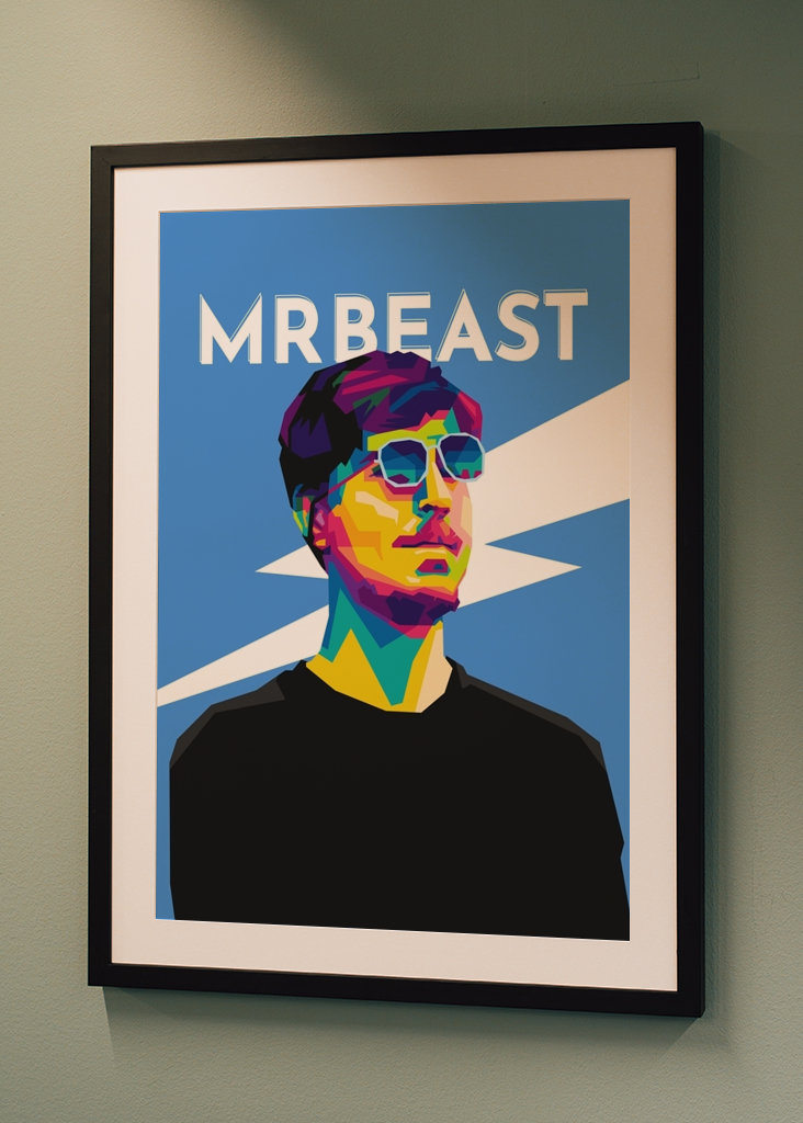 Mr Beast pop art