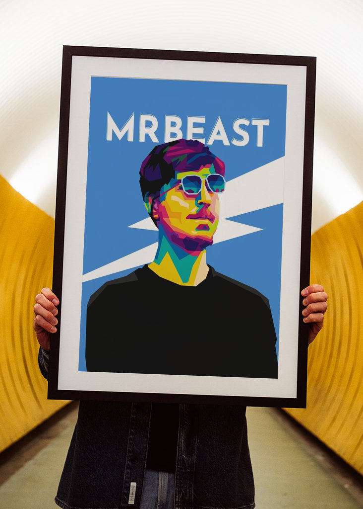 Mr Beast pop art