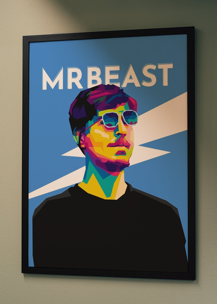 Mr Beast pop art