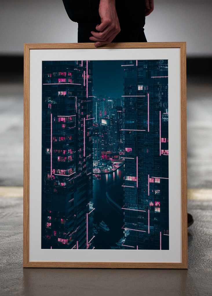 City Cyberpunk Night Light