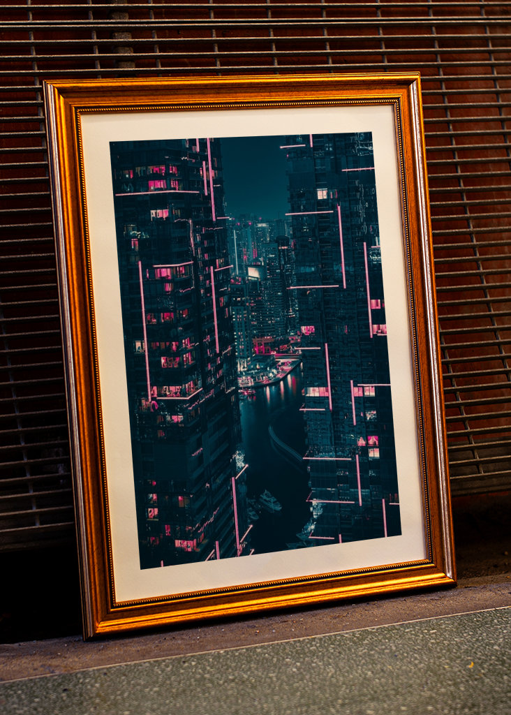 City Cyberpunk Night Light