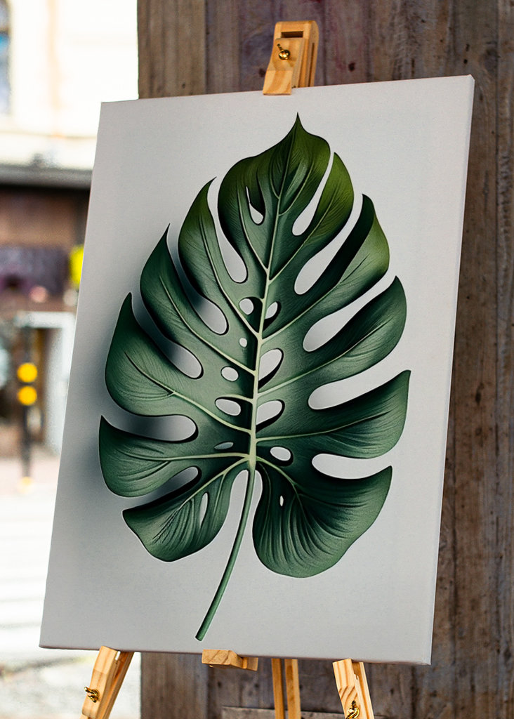 Monstera leaf