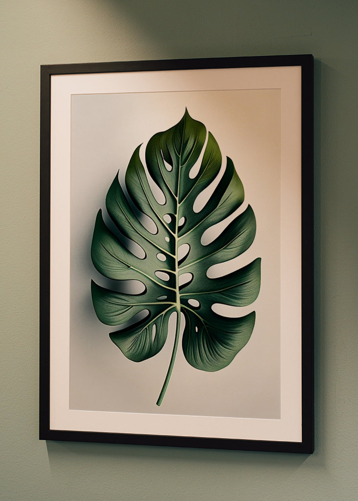 Monstera leaf