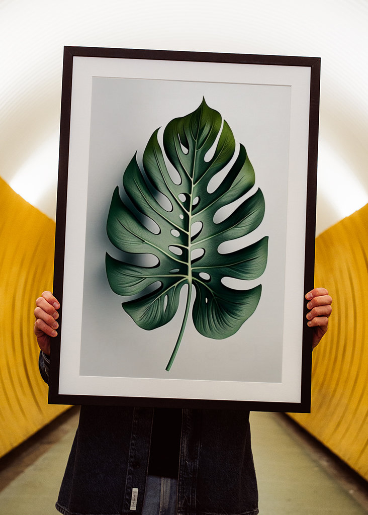 Monstera leaf